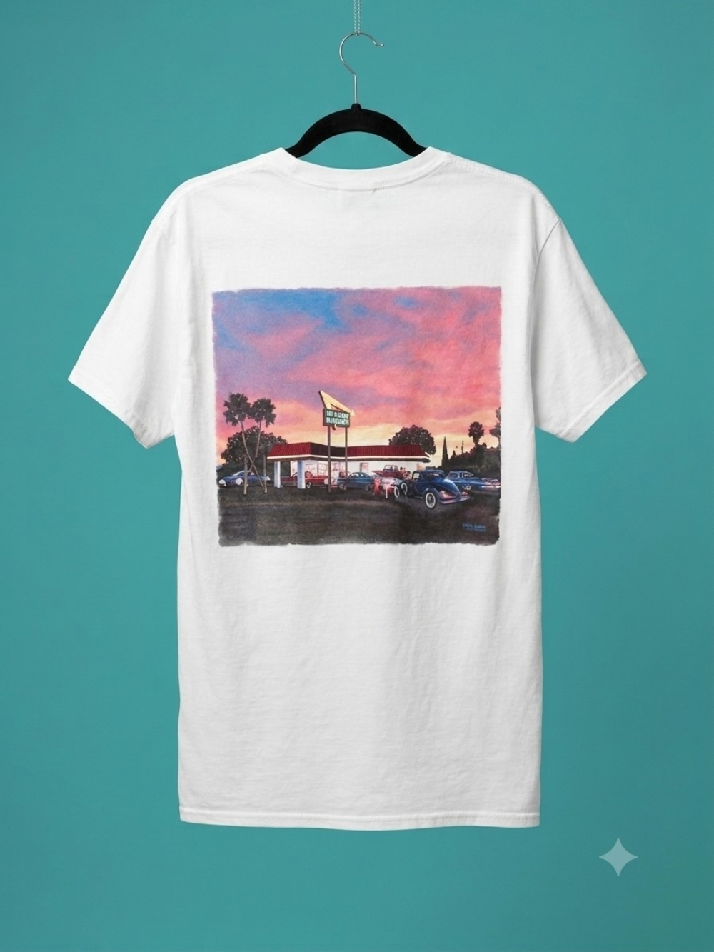 In-N-Out Burger Texas White Graphic T-Shirt Small